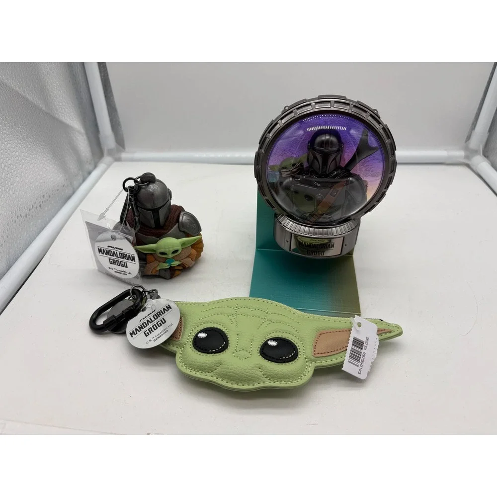 Bath & Body Works Star Wars Mandalorian Grogu Lot Coin Purse PocketBac Holder
